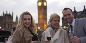 Group enjoying a unique experience in London with City Cruises